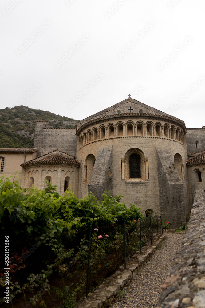 Saint-Guilhem-le-Désert medieval town in southern France