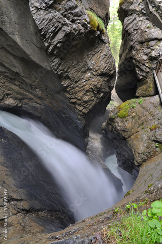 Trümmelbachfälle Klamm Wasserfall Schweiz photo