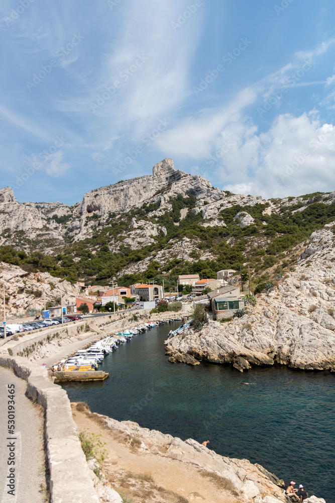 Fishing village of Les Goudes near Marseille, France