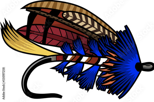 Fishing Lure Vector Art