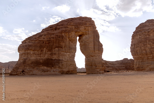Elephant Rock (Jabal AlFil) in Al-'Ula, Saudi Arabia
