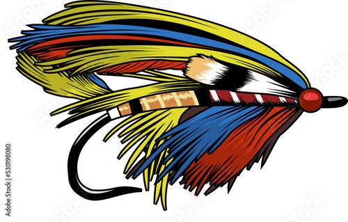Fishing Lure Vector Art
