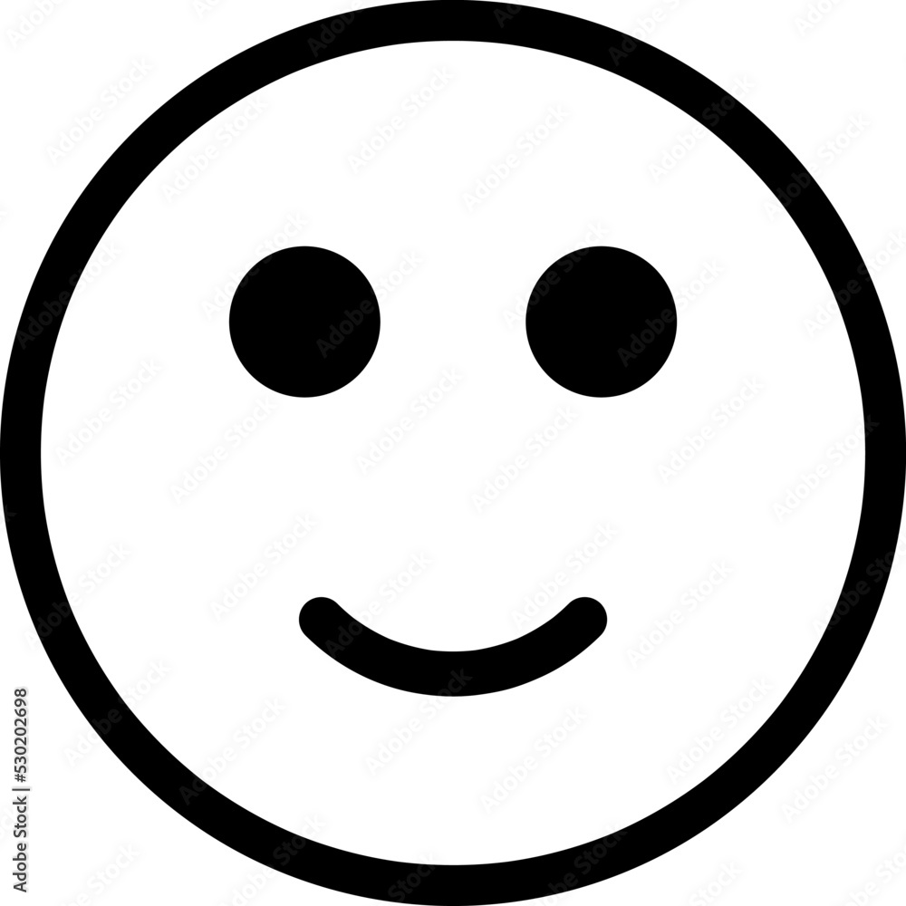 Vector icon of a happy smile. Smiling face icon symbol.eps Vector icon of a happy smile. Smiling face icon symbol.eps