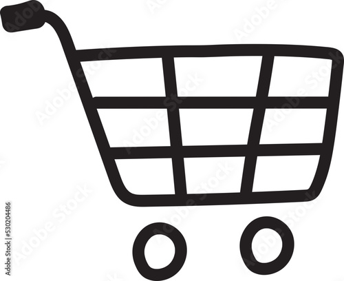 Online Shop Doodle Icon