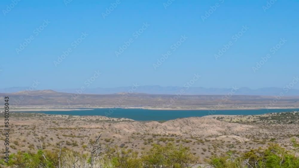An overlooking view of Elephant Butte, Mexico An overlooking view of Elephant Butte, Mexico