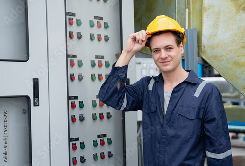 A team of experts checked the operating voltage range while inspecting the electrical switchboard.