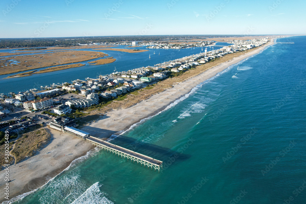 Fototapeta premium Wrightsville Beach, North Carolina during the off-season 5