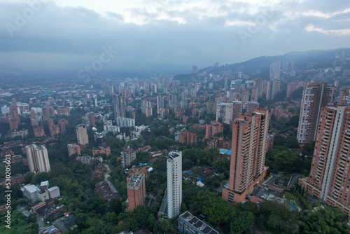 Downtown Medellin Colombia on a cloudy day 5
