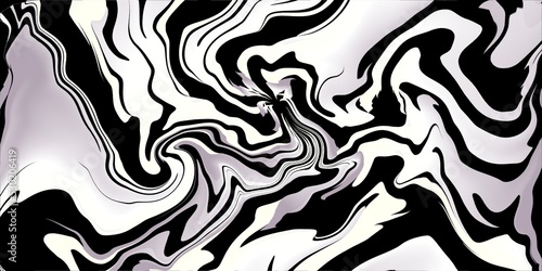 white and black wavy background, black white abstract liquify background.