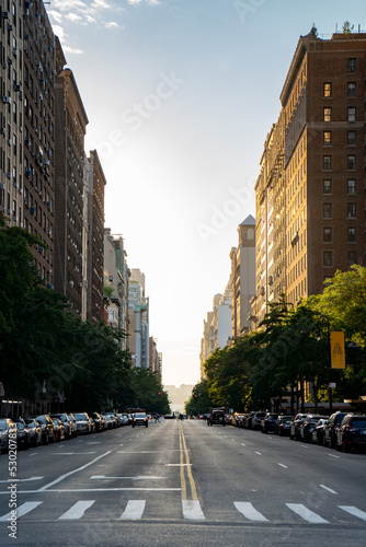 Photography W 72nd street, Manhattan, ny, sunset