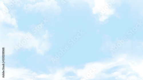 Sky clear beauty atmosphere summer day. Perfect blue, sunny sky