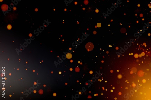 Sparkles of fire, abstract background texture
