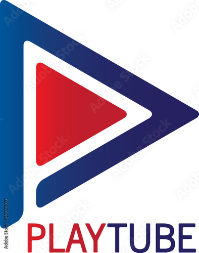 Free Download playtube logo vector design - GFXLoad