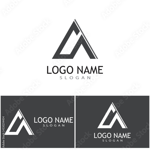 A initial letter logo vector template design