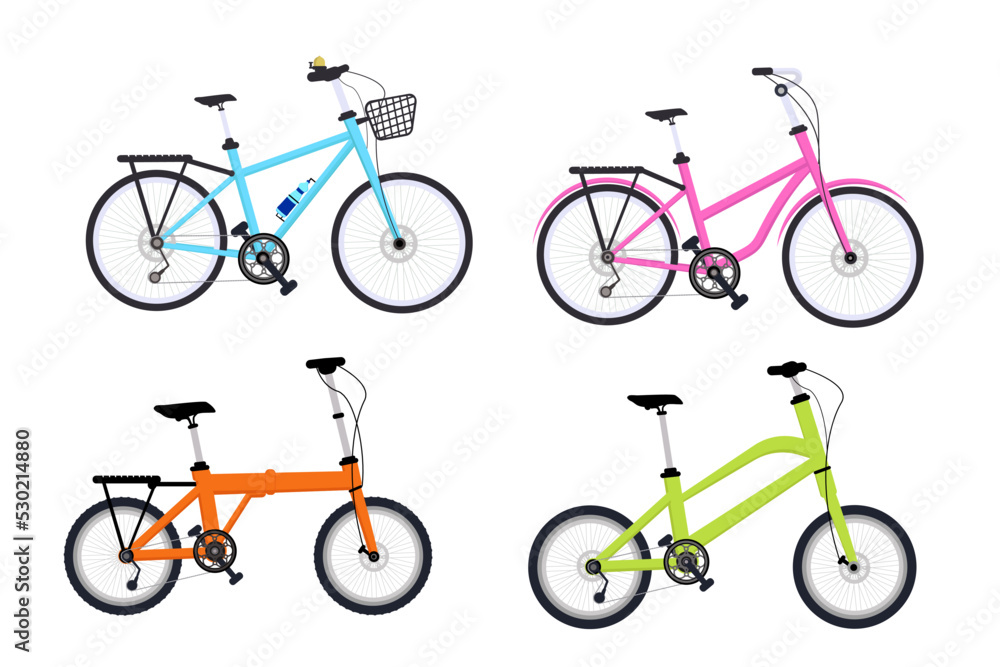 bicycle flat design style vector illustration bicycle flat design style vector illustration