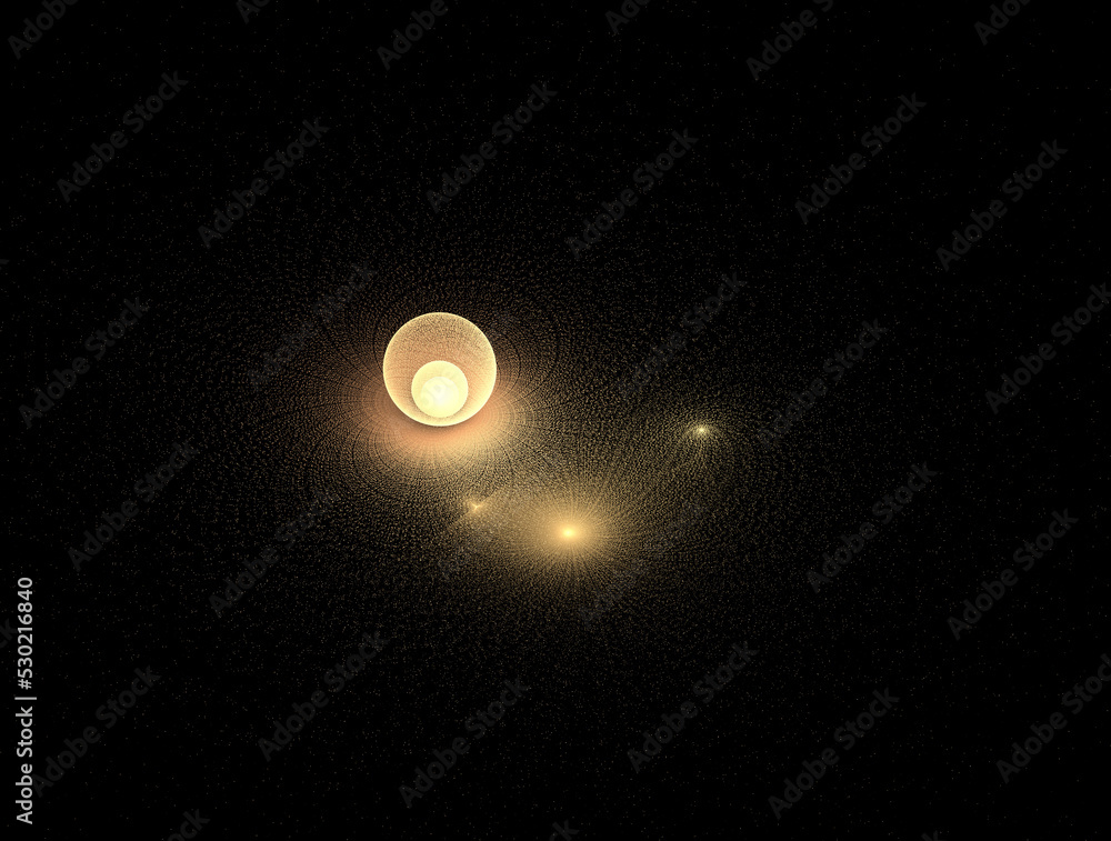 Obraz premium Imaginatory fractal abstract background Image