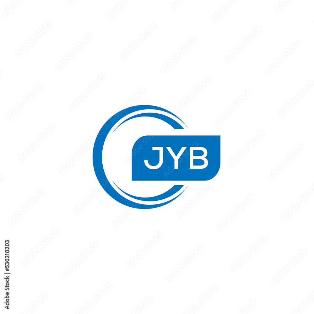 JYB letter design for logo and icon.JYB typography for technology, business and real estate brand.JYB monogram logo.