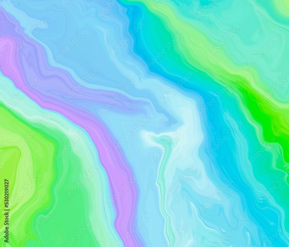 Aesthetic chromatic liquid abstract watercolor background.