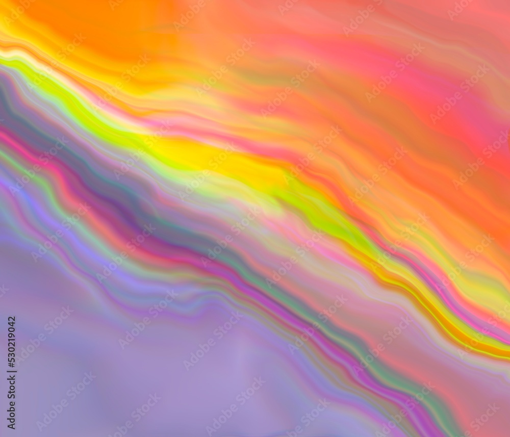 Obraz premium Blur abstract colorful background with waves.