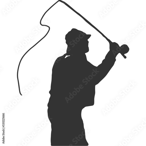 Fishing Vintage Illustration Vector