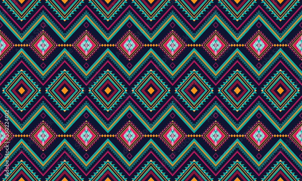 Geometric ethnic pattern for background,fabric,wrapping,clothing,wallpaper,Batik,carpet,embroidery style. Geometric ethnic pattern for background,fabric,wrapping,clothing,wallpaper,Batik,carpet,embroidery style.