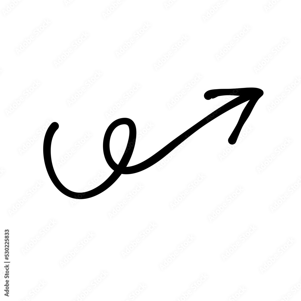 Scribble Arrow sign direction navigation Scribble Arrow sign direction navigation