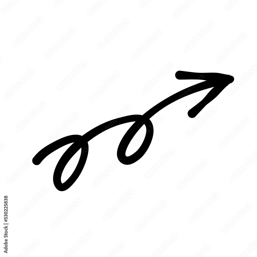 Scribble Arrow sign direction navigation Scribble Arrow sign direction navigation