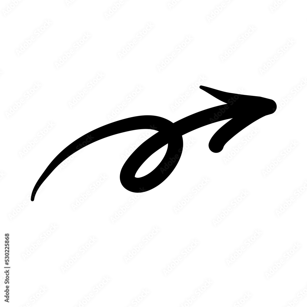 Scribble Arrow sign direction navigation Scribble Arrow sign direction navigation