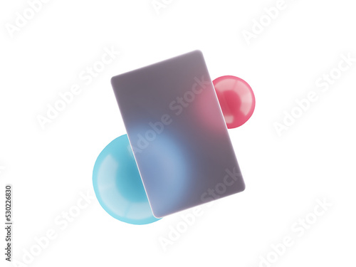Blurred or frosted glass morphism effect UI design (ID: 530226830)