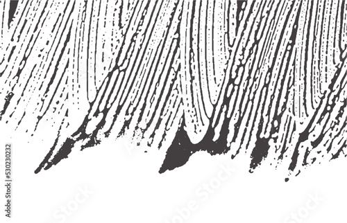 Grunge texture. Distress black grey rough trace. A
