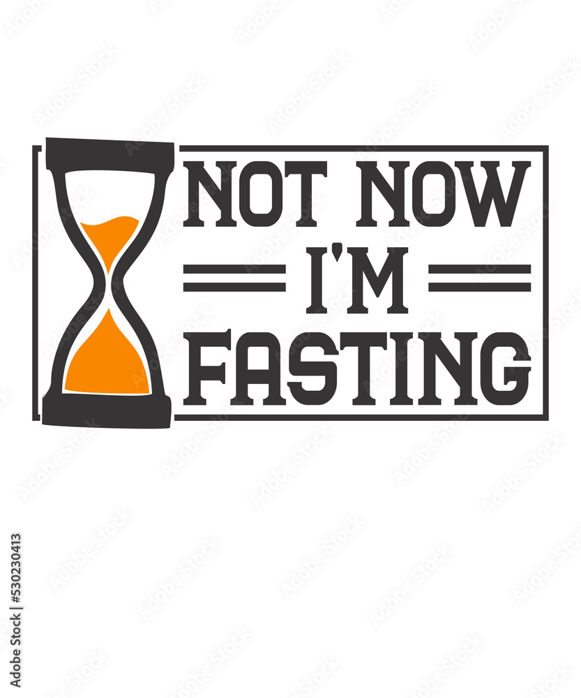 Not Now I'M Fastingis a vector design for printing on various surfaces like t shirt, mug etc.
Not Now I'M Fastingis a vector design for printing on various surfaces like t shirt, mug etc.