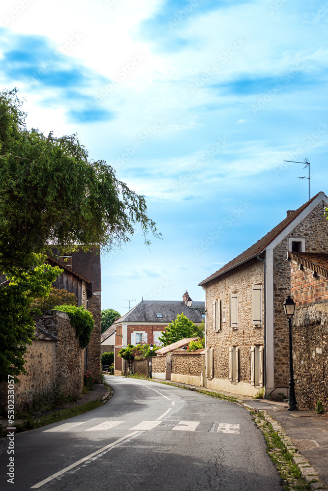 Street view of Janvry in France Street view of Janvry in France