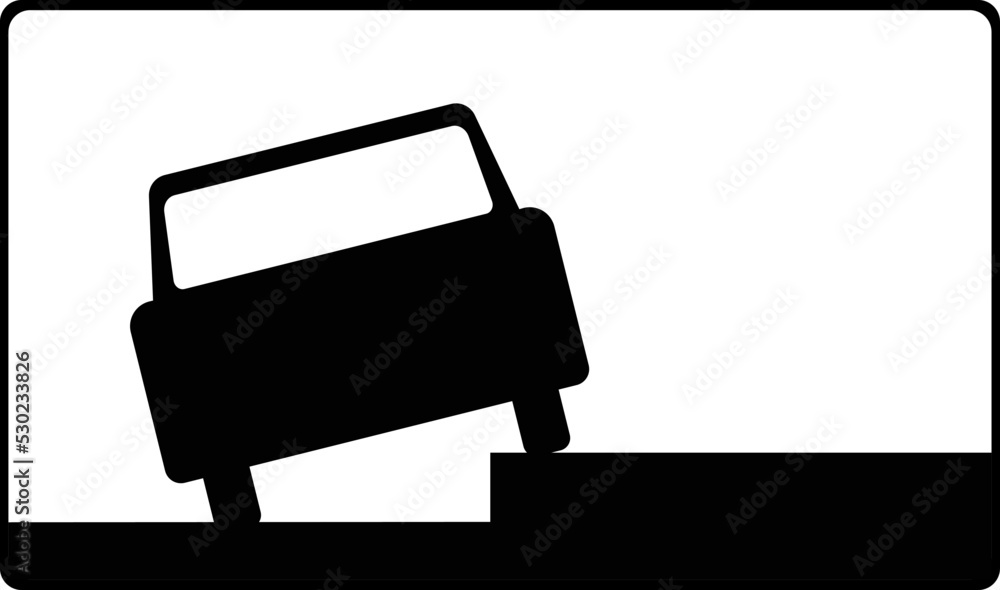 ype of vehicle parking near the sidewalk parking lot.