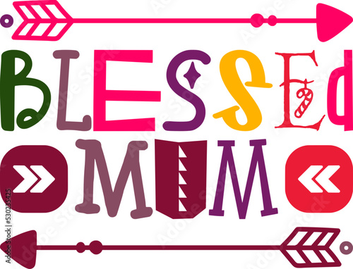 blessed mum Baby,Mom,Mother,Tie