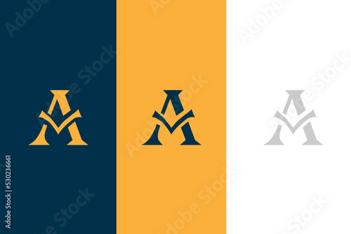modern logo design concept about letter a
