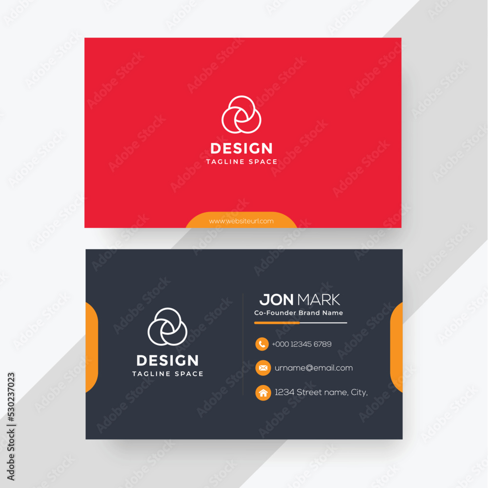 Fototapeta premium Professional Business Card Design