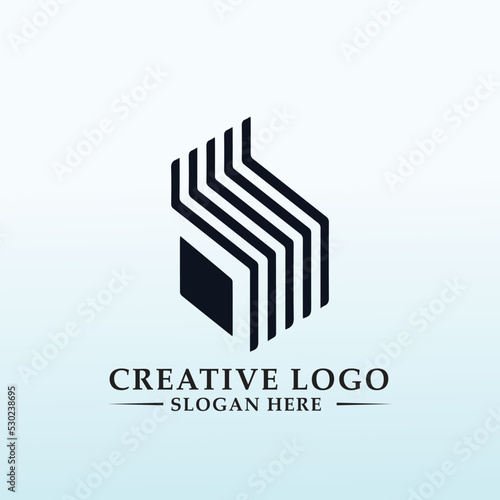 technology to save money letter B logo