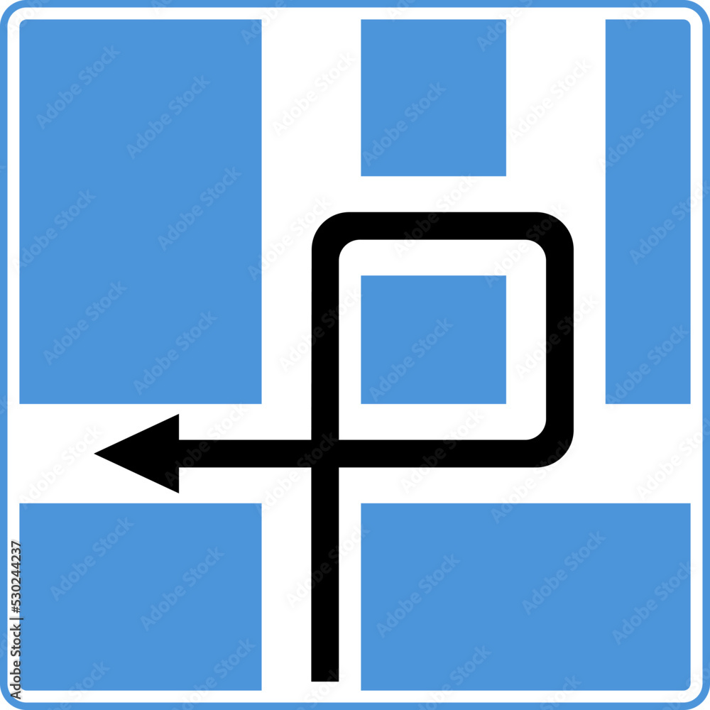 Traffic flow diagram on the road. Vector image. Traffic flow diagram on the road. Vector image.
