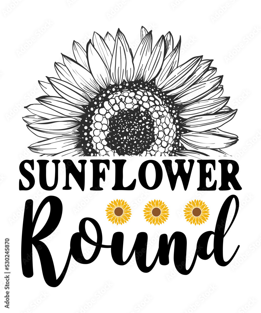 Sunflower SVG PNG DXF Eps Jpg File, Digital Cutting File for Cricut