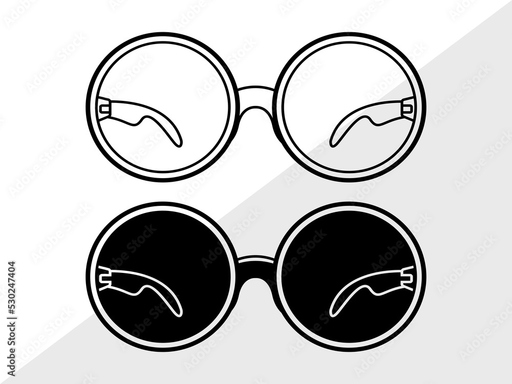 Sunglasses SVG, Eyeglasses svg, Glasses Svg, Aviator Sunglasses Svg
