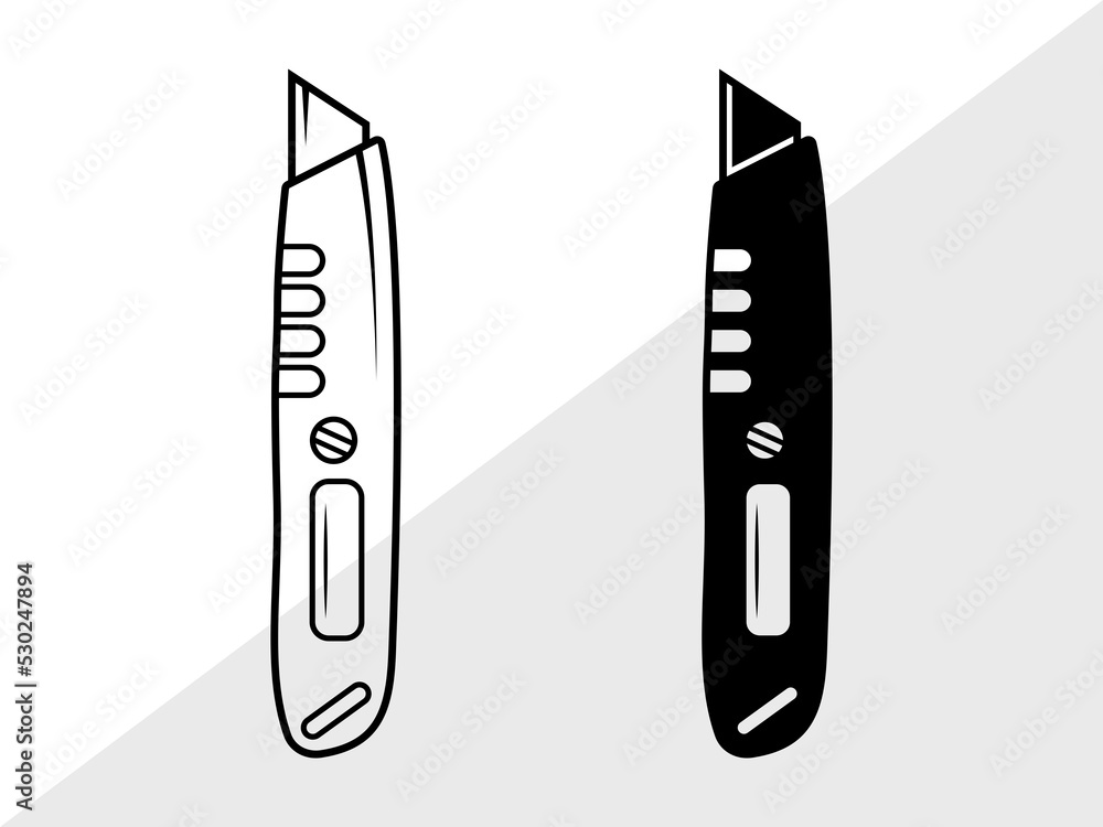 Box Cutter SVG, knife Svg, Paper Cutter Svg, Cutter Knife Svg, Box