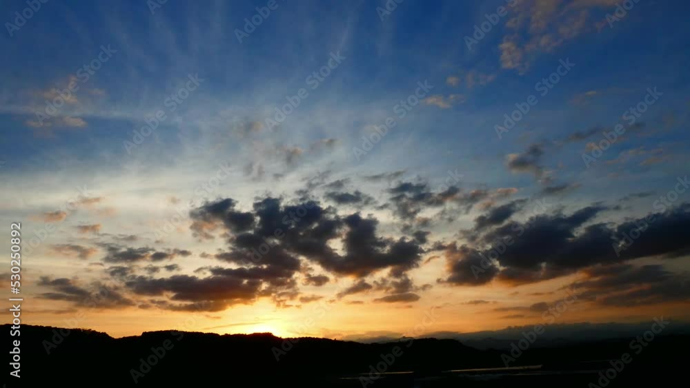 夕暮れのタイムラプス 夕暮れのタイムラプス