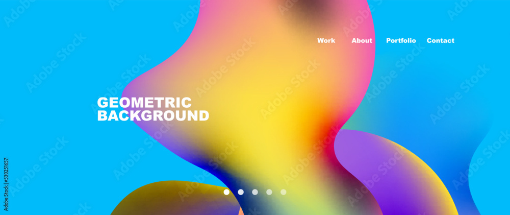 Flowing gradient colors and round elements and circles. Vector illustration for wallpaper, banner, background, leaflet, catalog, cover, flyer Flowing gradient colors and round elements and circles. Vector illustration for wallpaper, banner, background, leaflet, catalog, cover, flyer