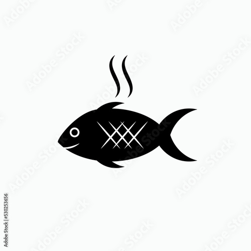 Sea Food Icon. Food Symbol. UI Symbol - Vector.    