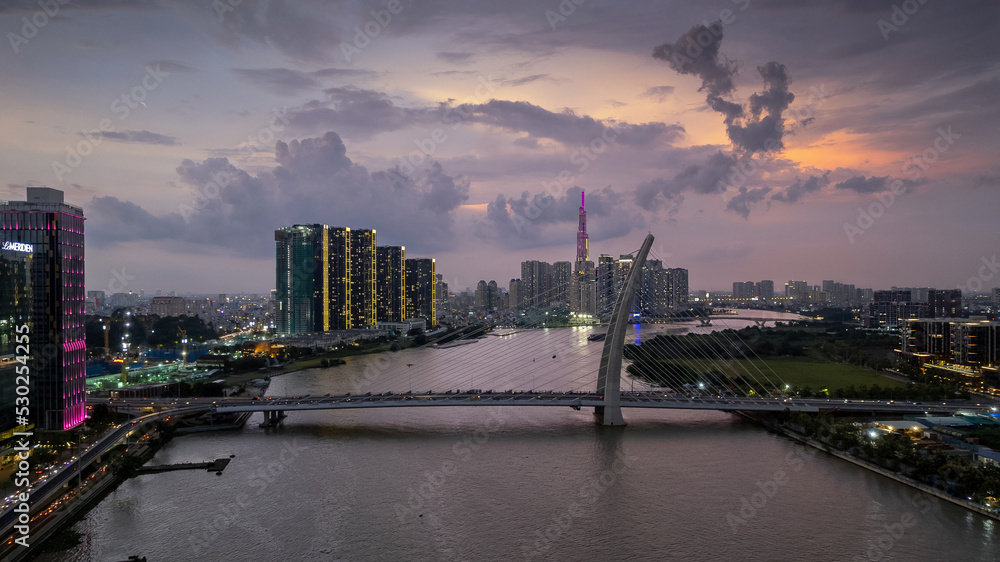 Fototapeta premium Ho Chi Minh City Magical View