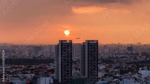 Ho Chi Minh City Sunset View