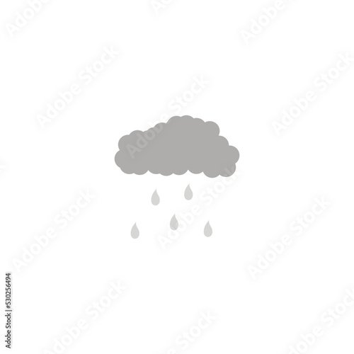  rain icon vector illustration