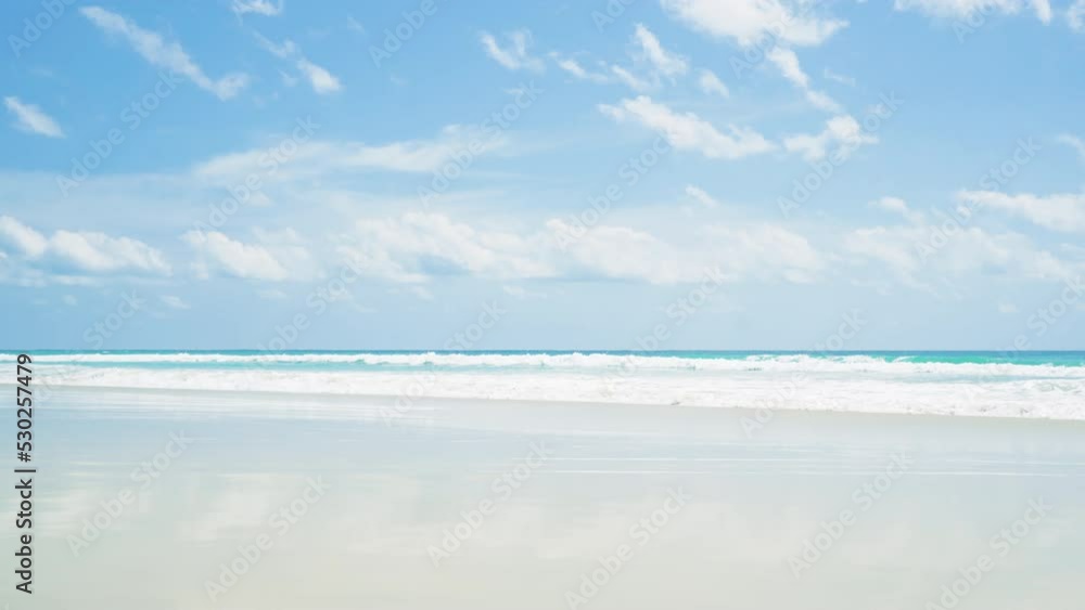 beach with sky and clouds. Beach blue sky seascape horizon. beach holiday background. beach with sky and clouds. Beach blue sky seascape horizon. beach holiday background.