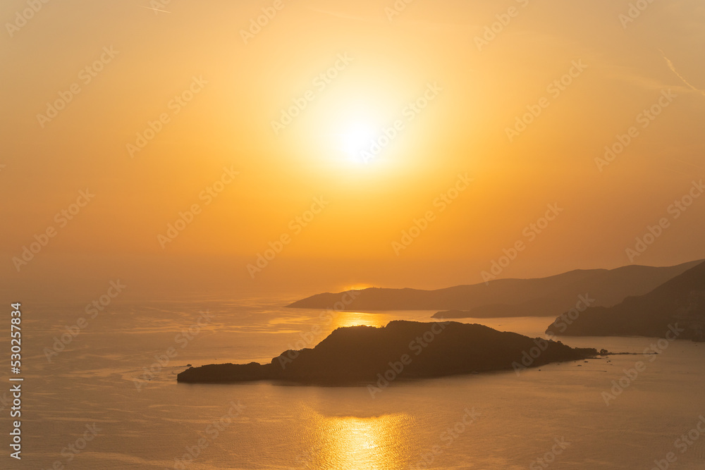 Sunset at Budva, Montenegro