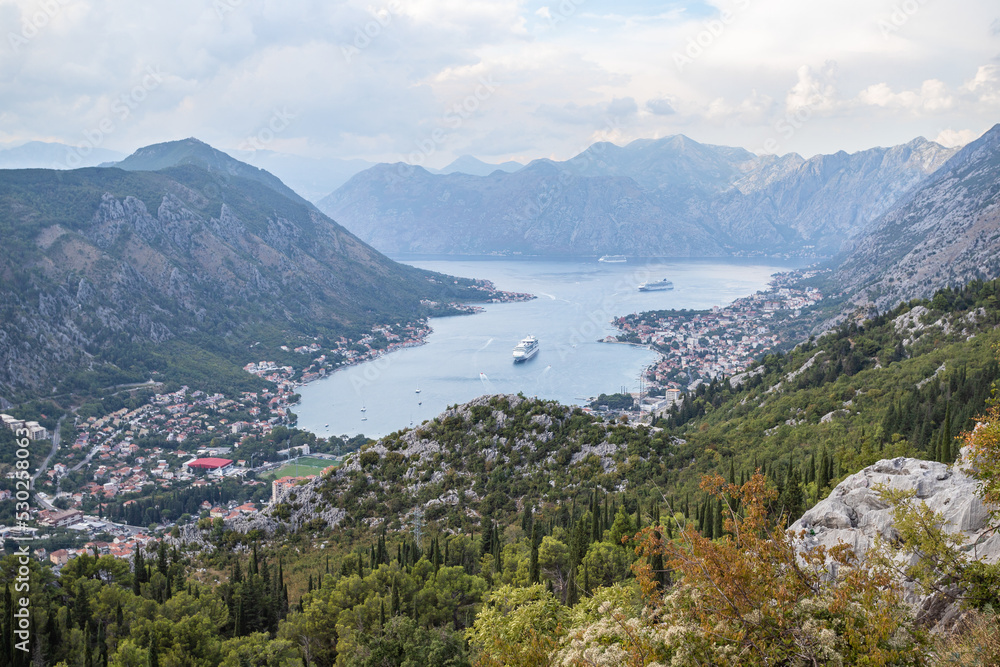 View of Kotor fjord, Montenegro